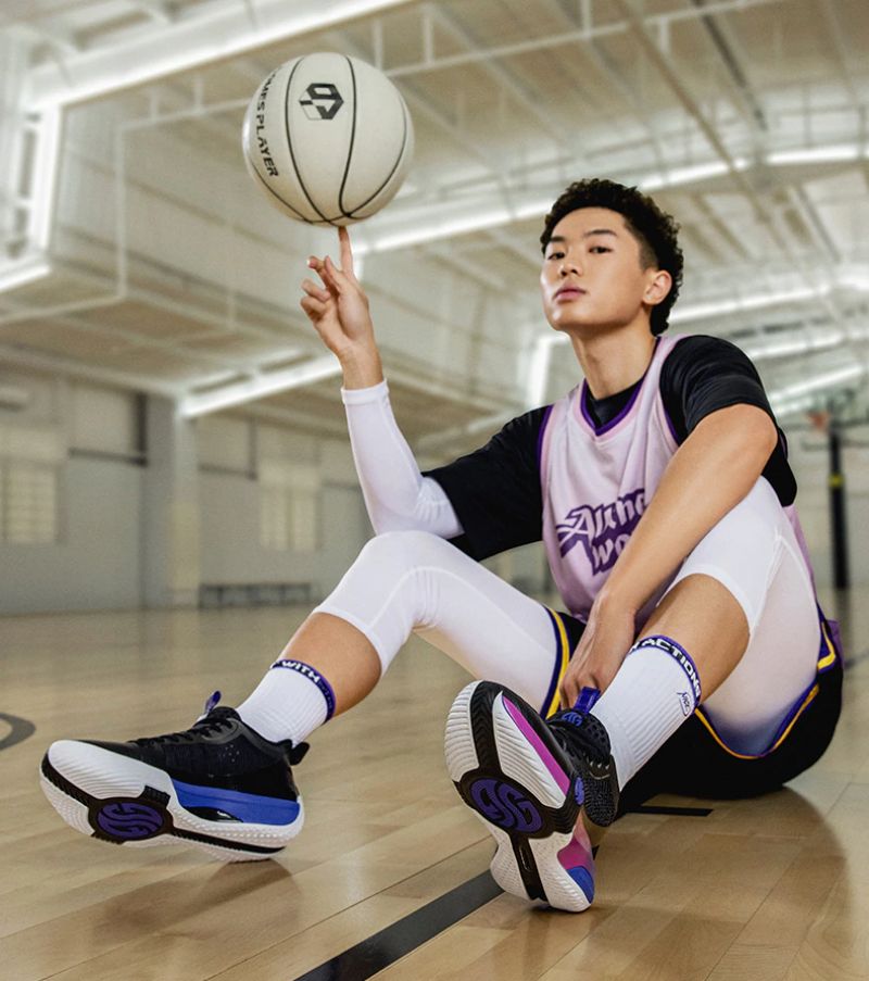 Aaron Basketbalschoen Voor Heren - Wit