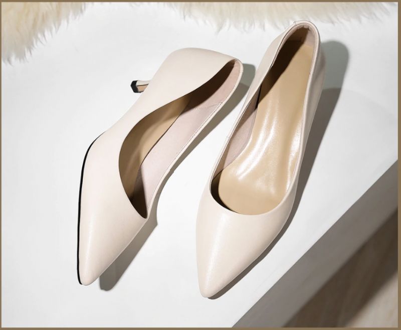 Abellan Dames Leren Pumps - Zwart