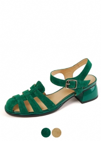 Ada Dames Zomer Suède Sandalen