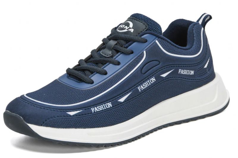 Adama Herenmode Sneaker - Marineblauw