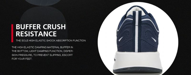 Adama Herenmode Sneaker - Marineblauw