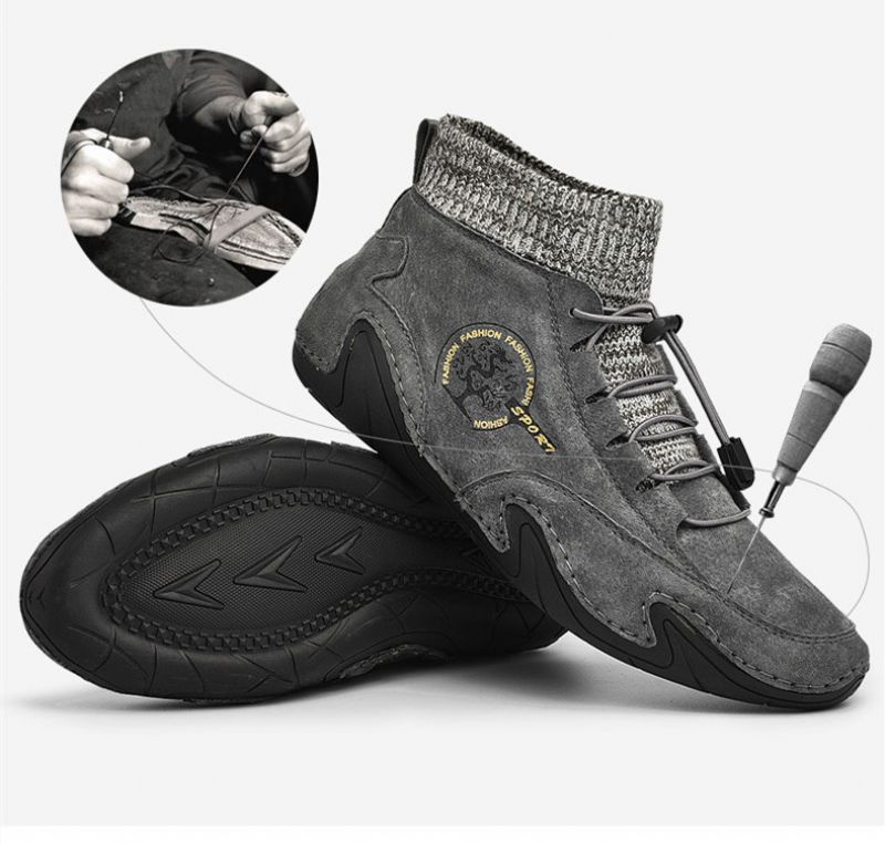 Adolfo Heren Casual Laarzen - Grijs