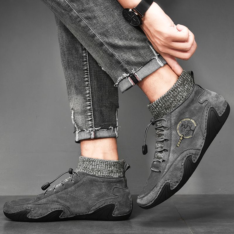 Adolfo Heren Casual Laarzen - Grijs