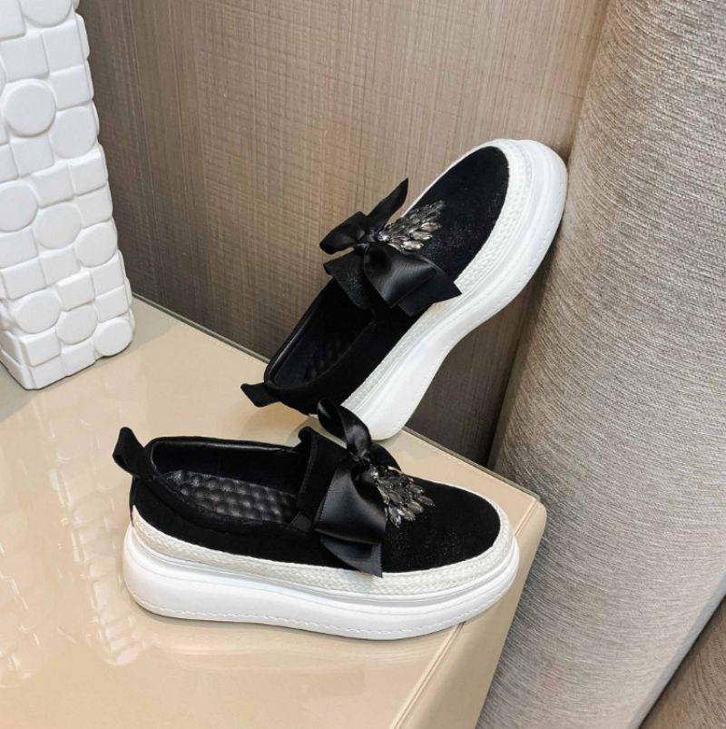 Adoura Dames Platform Schoenen - Zwart