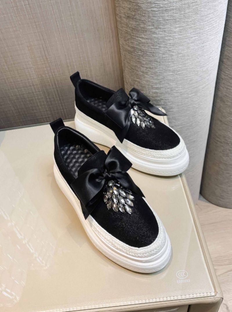 Adoura Dames Platform Schoenen - Abrikoos