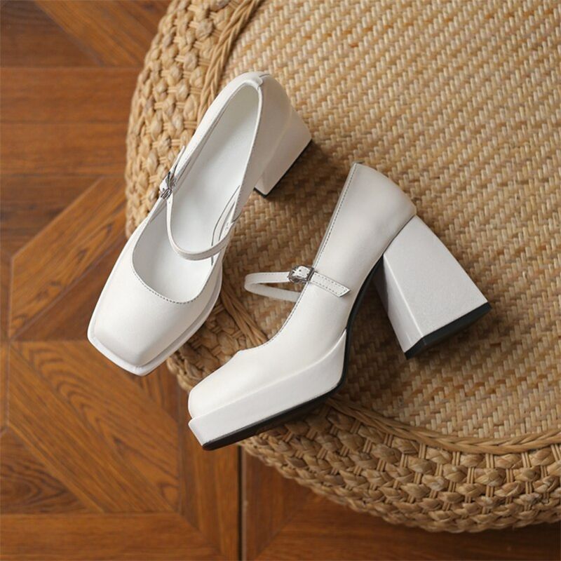 Agathe Dames Pumps Schoenen - Wit