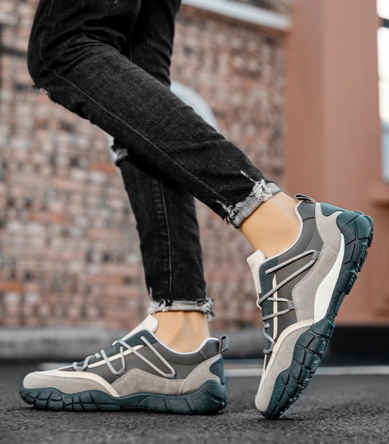 Aguirre Heren Mode Sneakers - Zilver