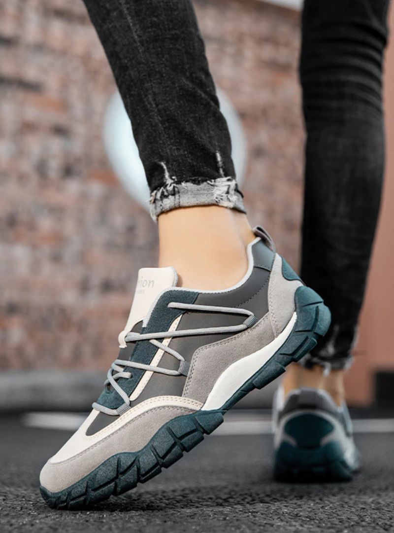 Aguirre Heren Mode Sneakers - Zilver