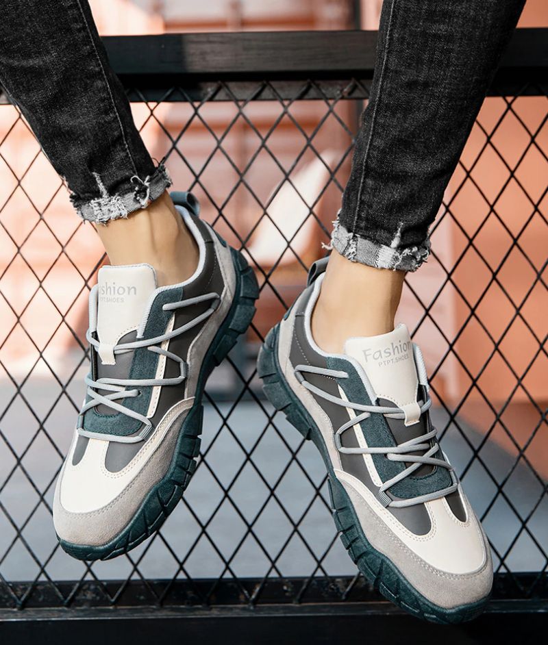 Aguirre Heren Mode Sneakers - Zilver
