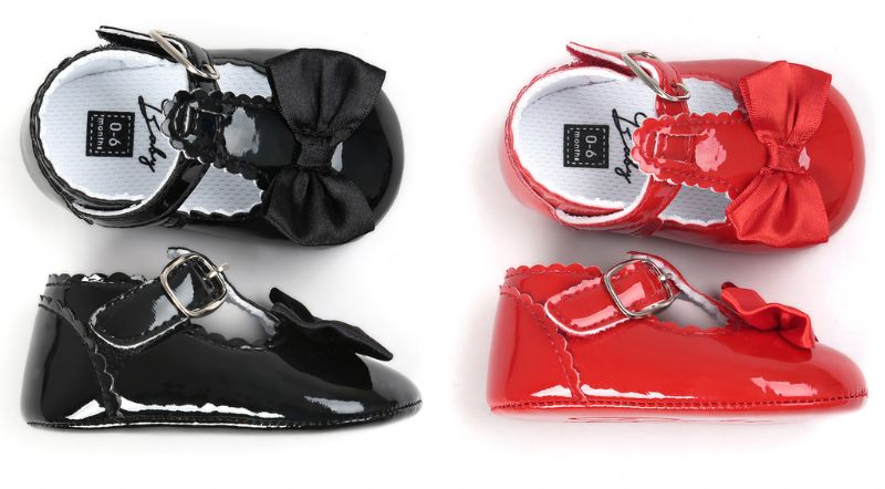 Aiko Baby Meisjes Platte Schoenen - Rood