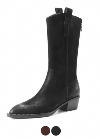 Aila Dames Leren Western Laarzen