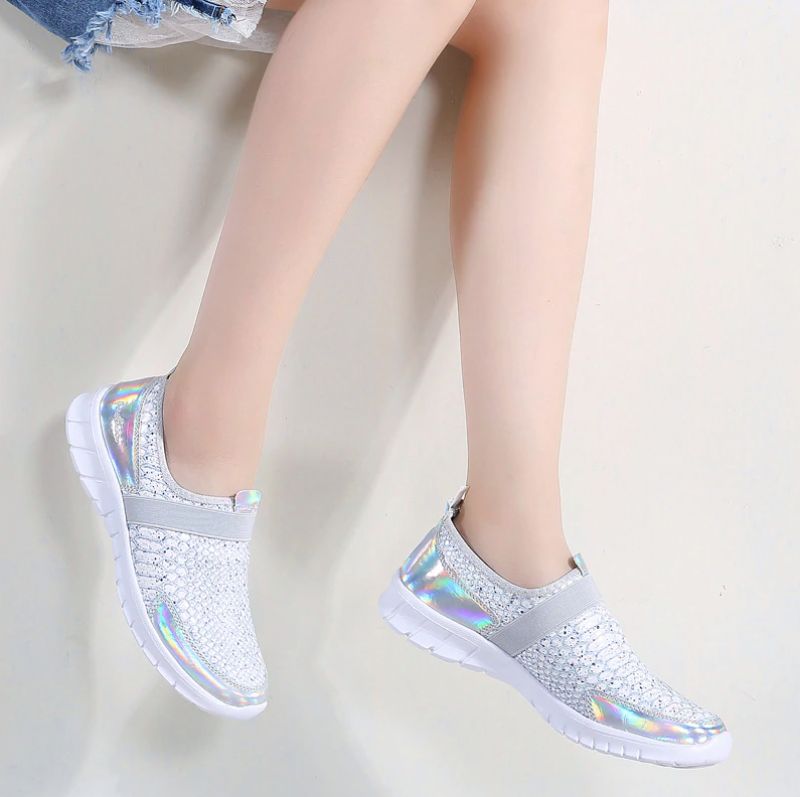 Aina Dames Slip-on Schoenen - Zilver