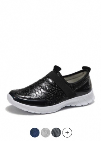 Aina Dames Slip-on Zwarte Schoenen
