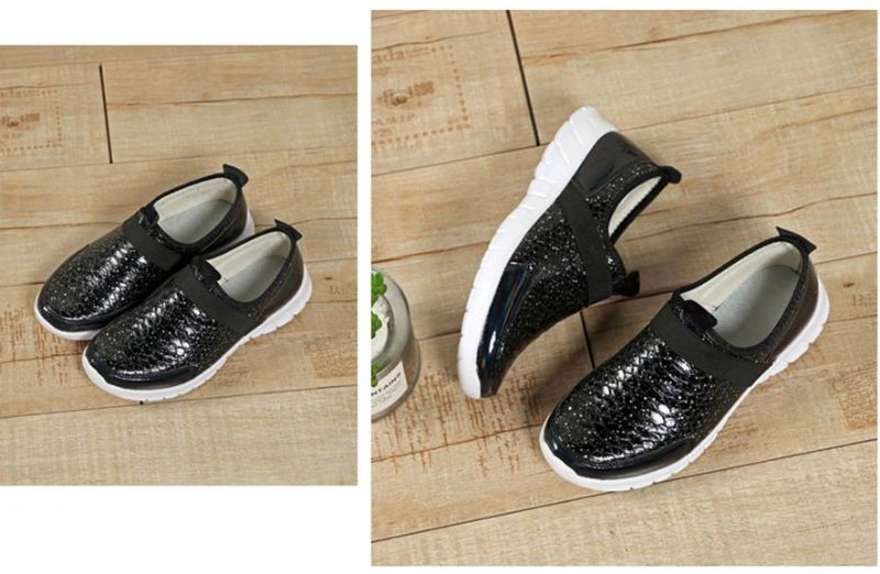 Aina Dames Slip-on Zwarte Schoenen - Zwart