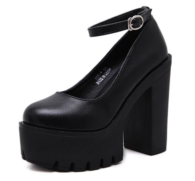 Aitana Dames Platform Schoenen - Zwart