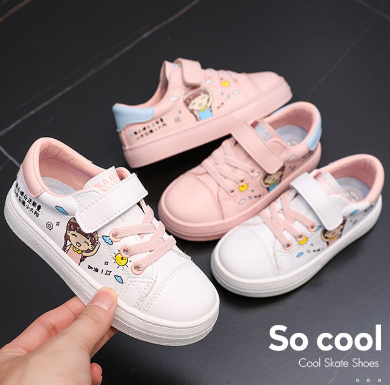 Akoni Meisjes Casual Sneaker - Wit