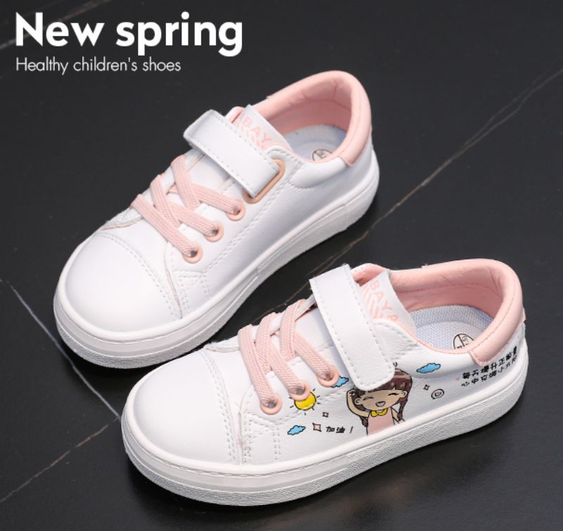Akoni Meisjes Casual Sneaker - Wit