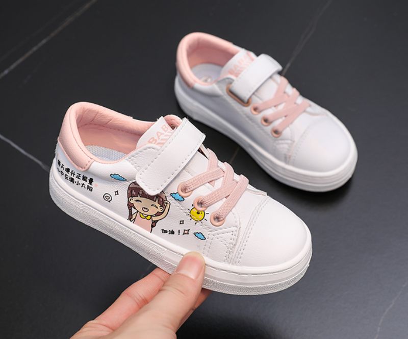 Akoni Meisjes Casual Sneaker - Wit