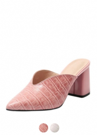 Alandra Dames Leren Muiltjes Pumps