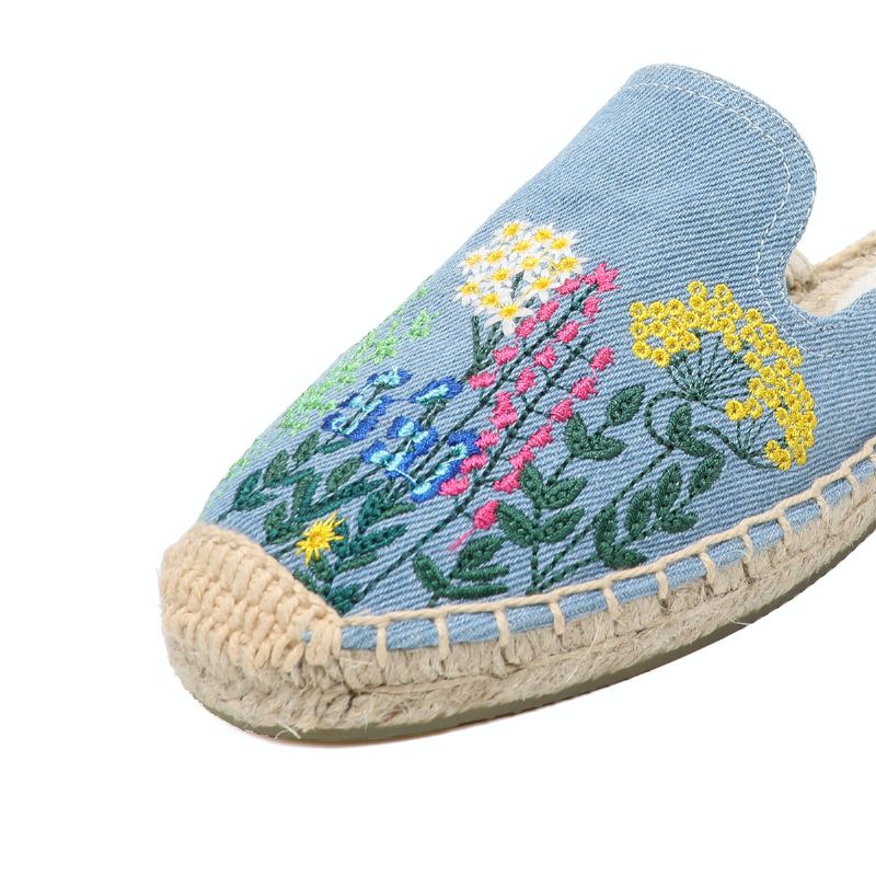 Albani Dames Slip-on Espadrilles Muiltjes - Blauw