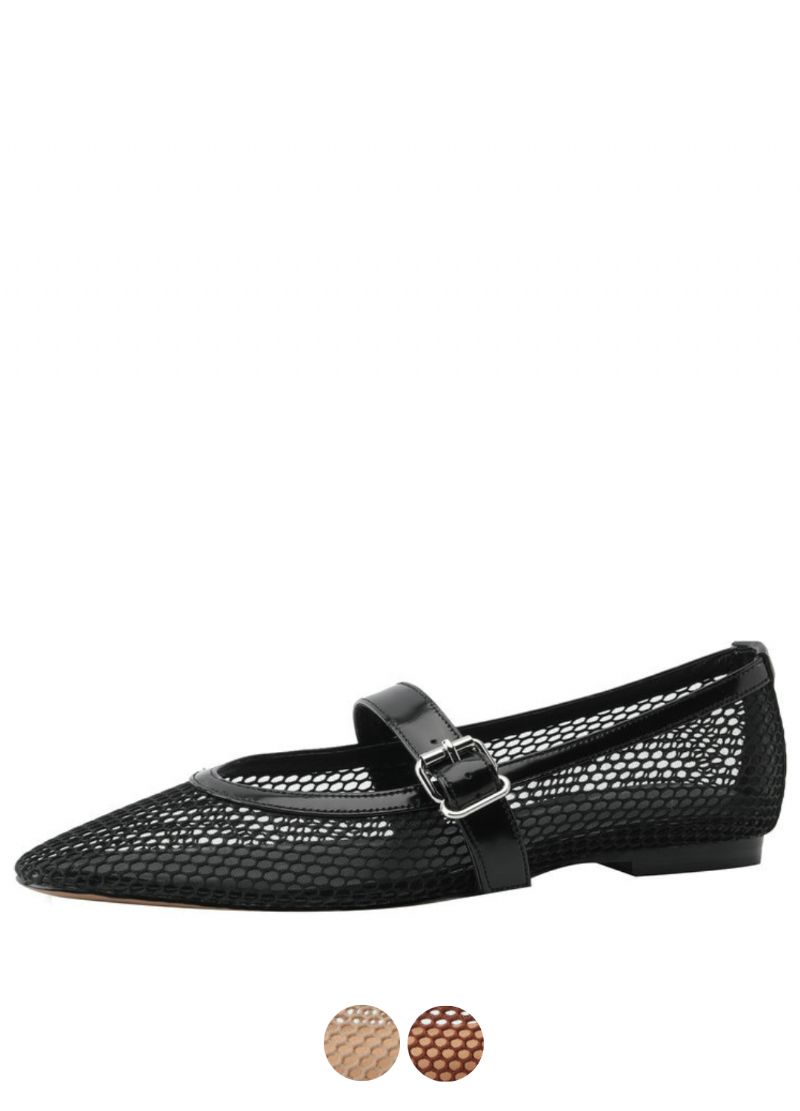 Albania Dames Casual Mesh Flat