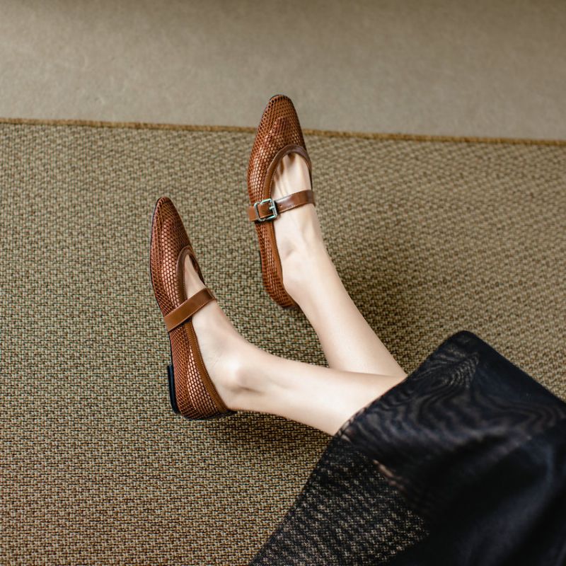 Albania Dames Casual Mesh Flat - Zwart