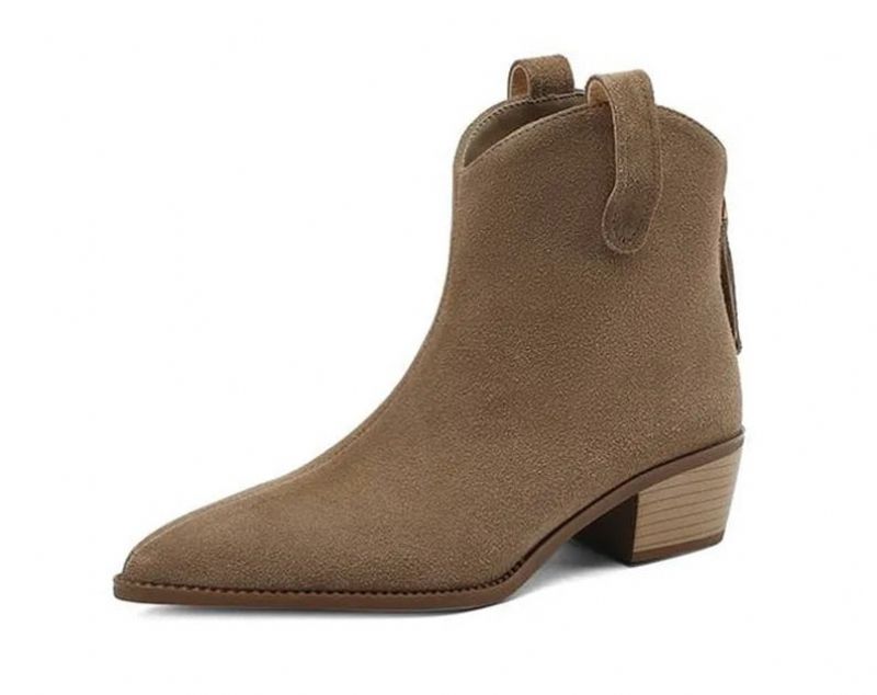 Albania Dames Western Boots - Bruin