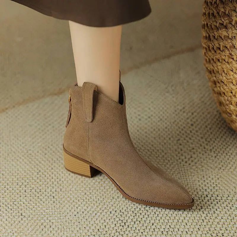 Albania Dames Western Boots - Bruin
