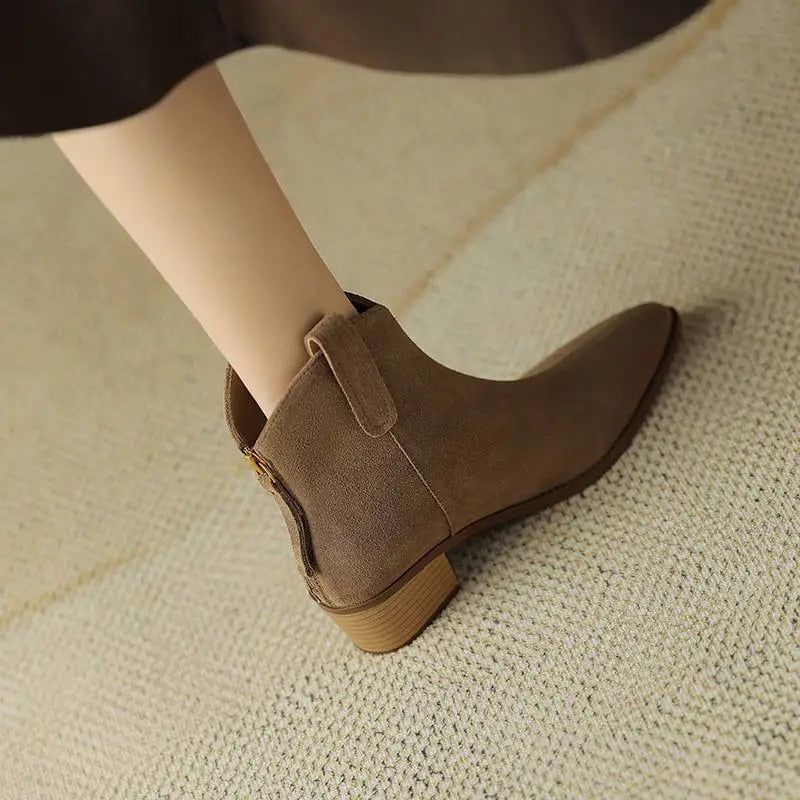 Albania Dames Western Boots - Bruin