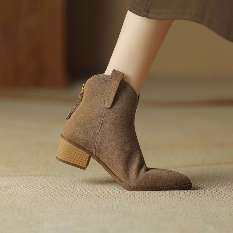 Albania Dames Western Boots - Bruin