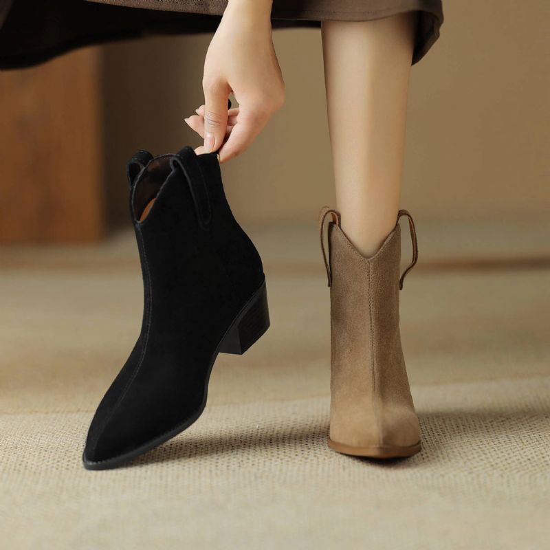 Albania Dames Western Boots - Bruin