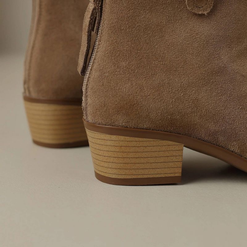 Albania Dames Western Boots - Bruin