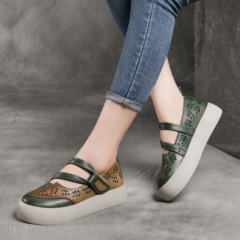 Albany Dames Platform Platte Schoenen - Beige