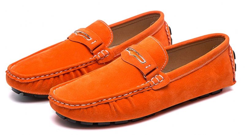 Albert Heren Loafers In Suède Leren Schoenen - Groen