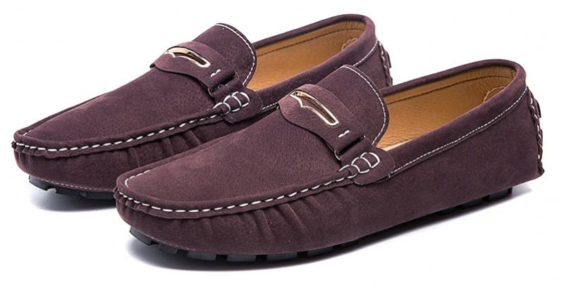 Albert Heren Loafers In Suède Leren Schoenen - Groen