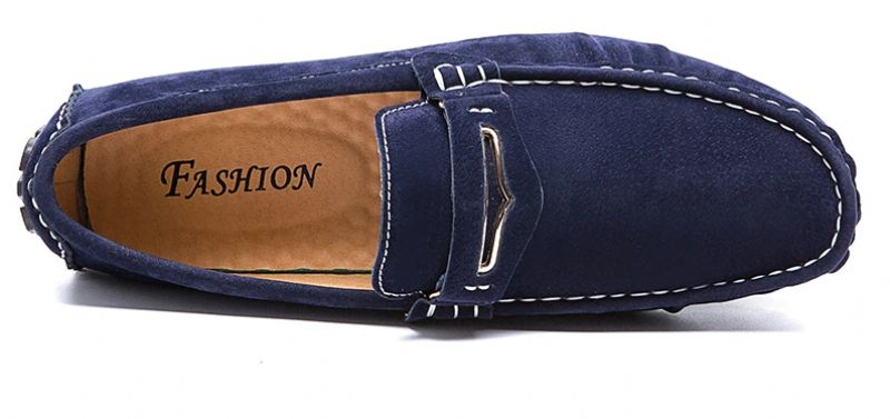 Albert Heren Loafers In Suède Leren Schoenen - Groen