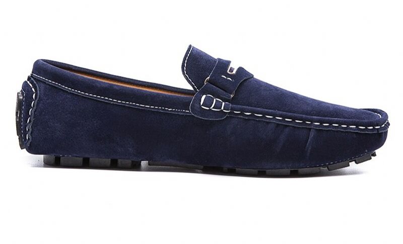 Albert Heren Loafers In Suède Leren Schoenen - Groen