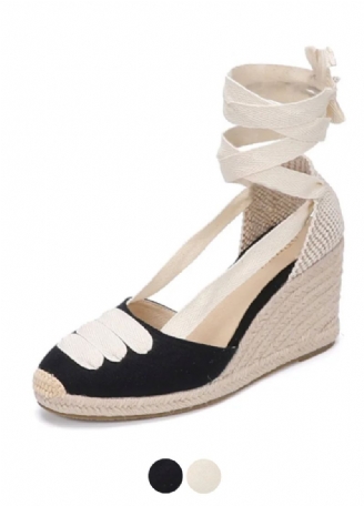 Albertina Dames Espadrille Wedges Sandalen