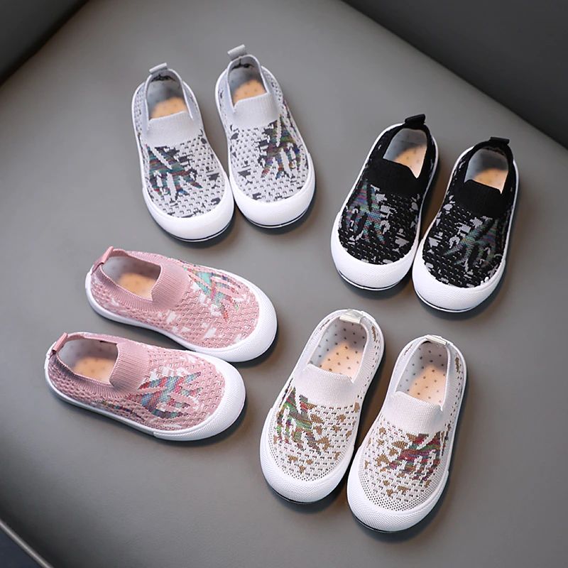 Alberty Unisex Kinder Slip-on Sneakers - Grijs