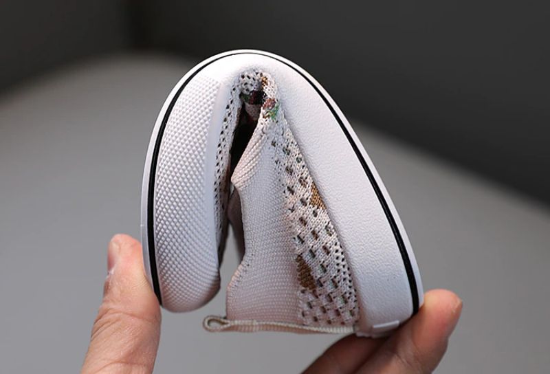 Alberty Unisex Kinder Slip-on Sneakers - Grijs