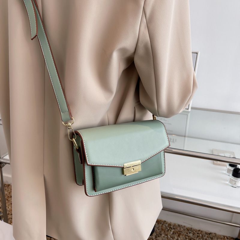 Albi Dames Kleine Leren Schouder Handtas - Zwart