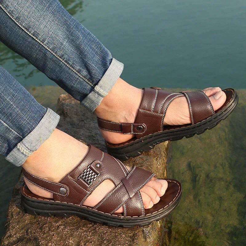 Albiol Heren Fashion Sandaal - Bruin
