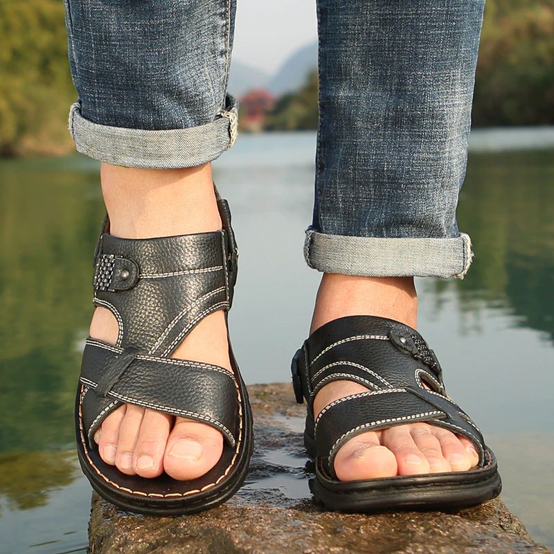 Albiol Heren Fashion Sandaal - Bruin