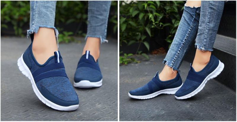 Alcala Dames Slip-on Schoenen - Lichtblauw