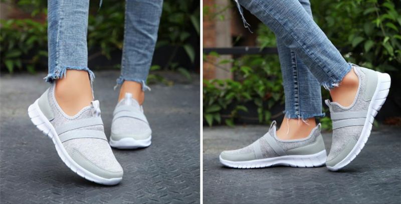 Alcala Dames Slip-on Schoenen - Lichtblauw