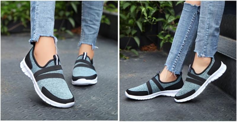 Alcala Dames Slip-on Schoenen - Lichtblauw