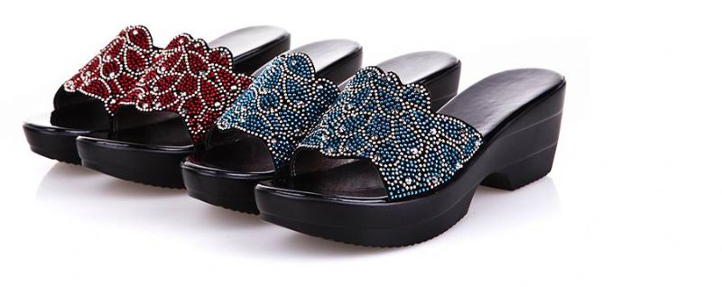 Aldana Casual Leren Sandaal Voor Dames - Blauw