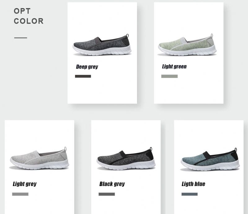 Aldana Dames Instapschoenen - Grijs