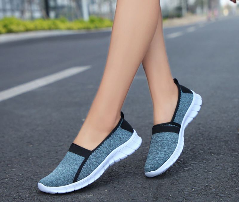 Aldana Dames Instapschoenen - Grijs
