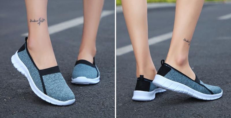 Aldana Dames Instapschoenen - Grijs